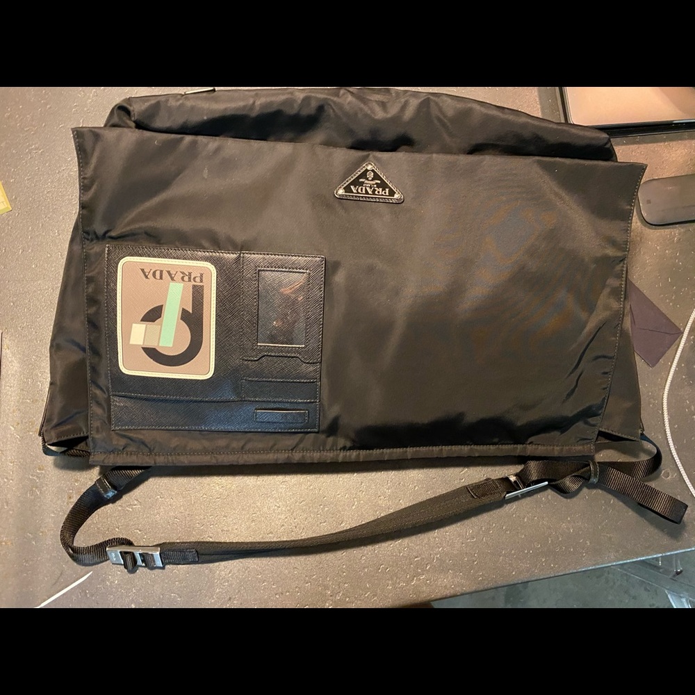 large Prada messenger bag
